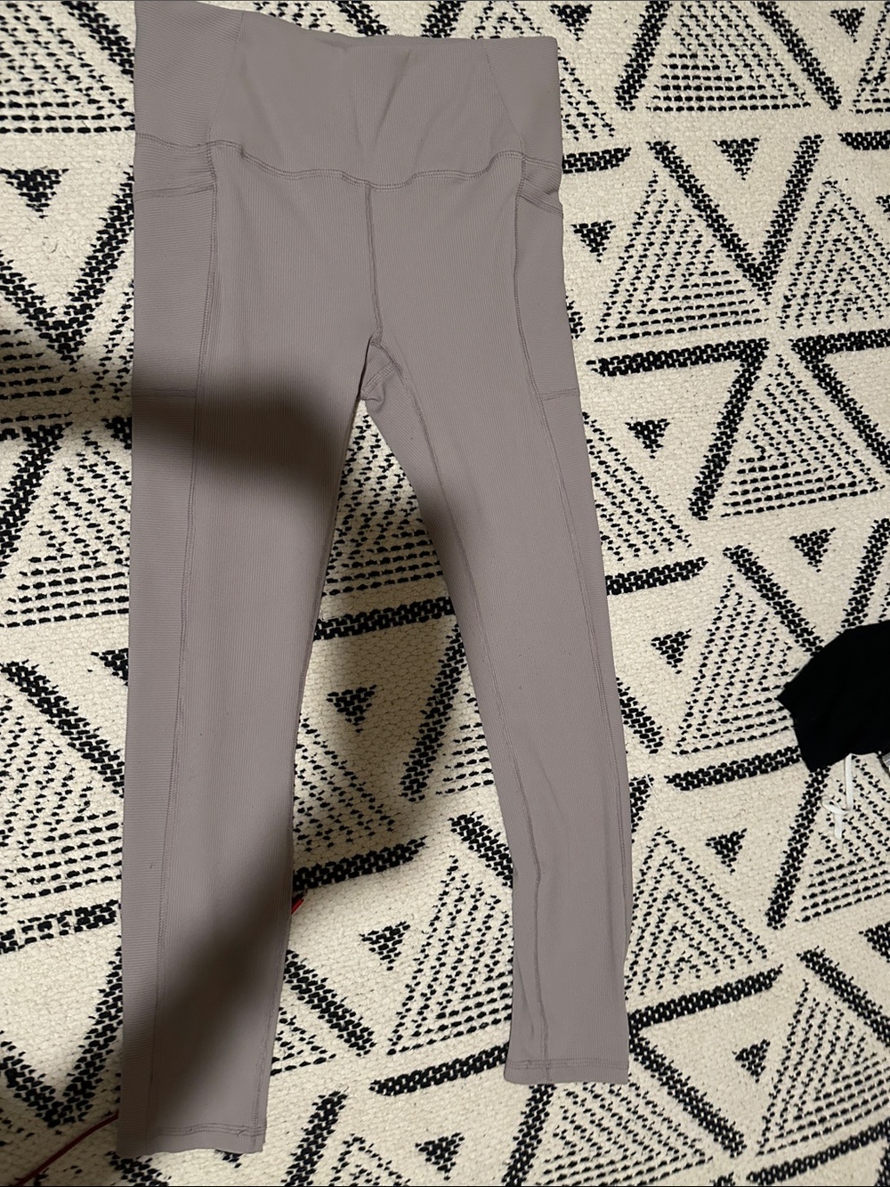 RBX High-Waist Leggings in Taupe Gray